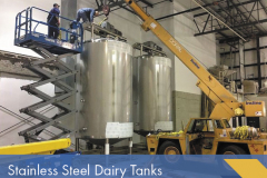 Stainless Steel bulk tanks and milk silos
