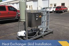 Heat Exchanger Modular Process Skid Installation