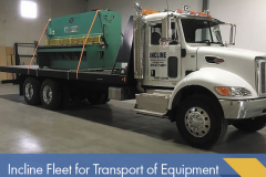 Incline Industrial Services Heavy Equipment Moving Fleet