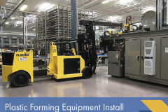 Plastic Vacuum Forming Machine Installation