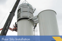 Industrial Flour Silo System Installation in Illinois