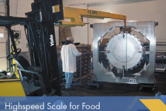 Rigging and Moving Industrial High Speed Scale for Food