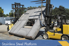 Stainless Steel Industrial Platform Installation